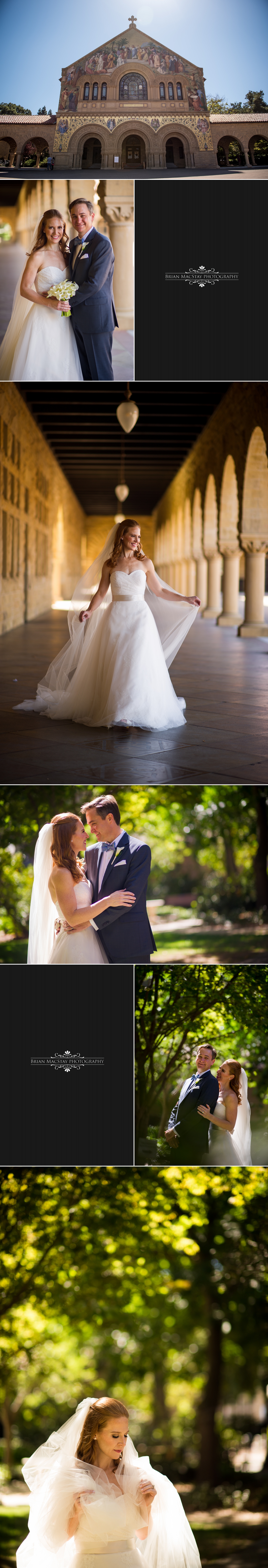 Wedding Photos at Stanford University and Stanford Park Hotel 6